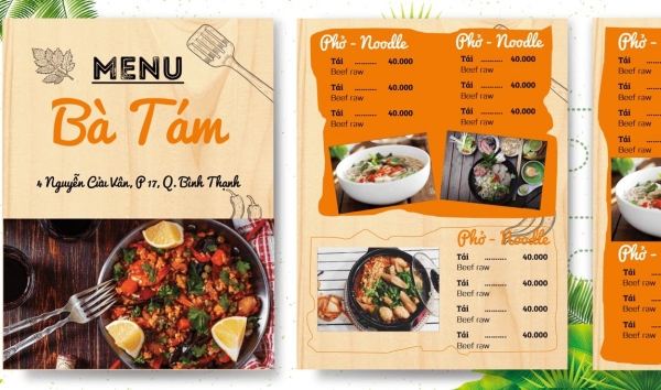 Download Mẫu Menu Cafe Đẹp File Word Chỉnh Sửa Đơn Giản