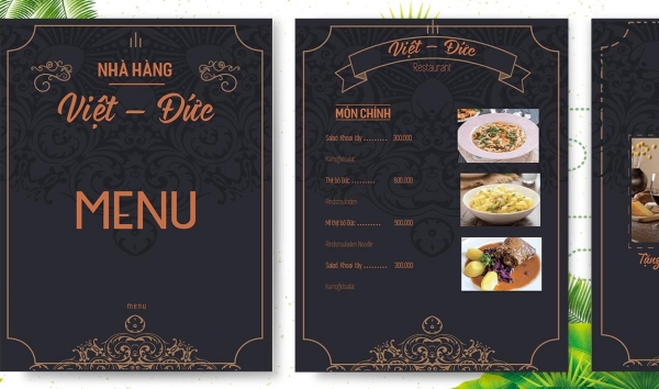 Download Mẫu Menu Cafe Đẹp File Word Chỉnh Sửa Đơn Giản