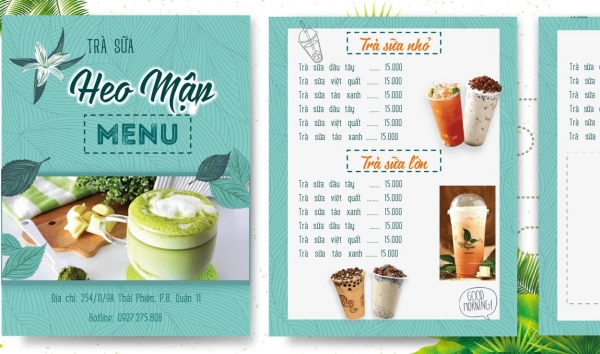 Download Mẫu Menu Cafe Đẹp File Word Chỉnh Sửa Đơn Giản