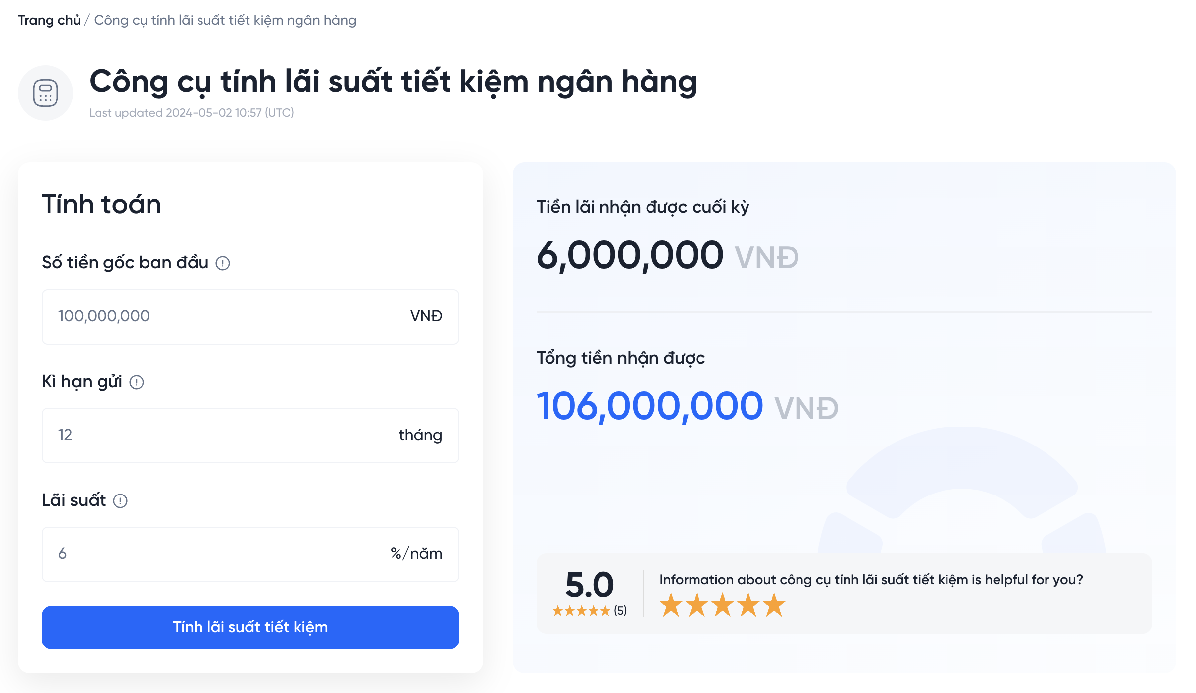 Lãi suất Ngân hàng VietBank (VIETBANK) 09/2024