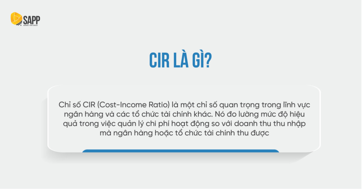 ​​​​​​​Chỉ Số CIR Là Gì? Ý Nghĩa Và Cách Tính CIR Trong Ngân Hàng