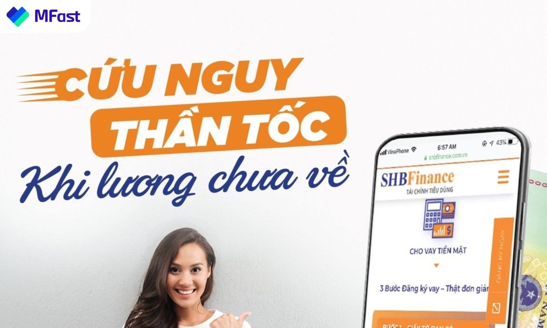 Vay tín chấp SHB: Hạn mức vay nhanh 70 triệu, lãi suất chỉ 1.6%/ tháng