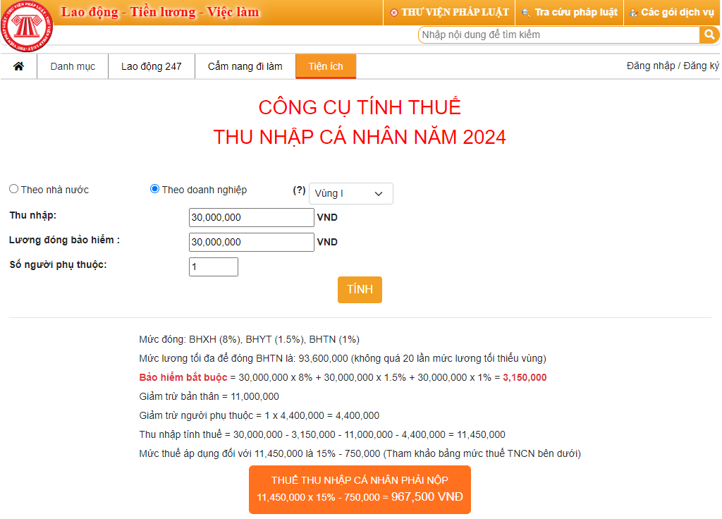 Mức đóng và cách tính thuế thu nhập cá nhân chi tiết
