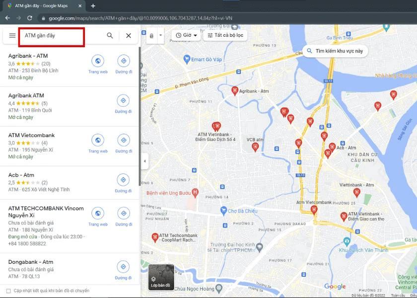 ATM gần đây nhất nằm ở đâu? Cách tìm trụ ATM gần nhất