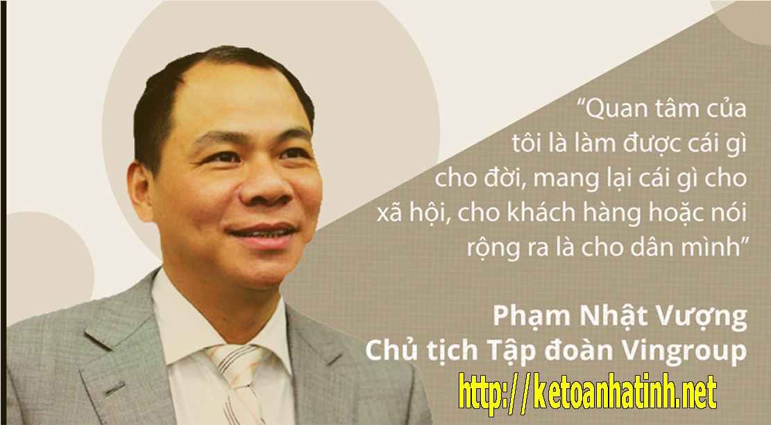 Phạm Nhật Vượng tự hào người con Hà Tĩnh