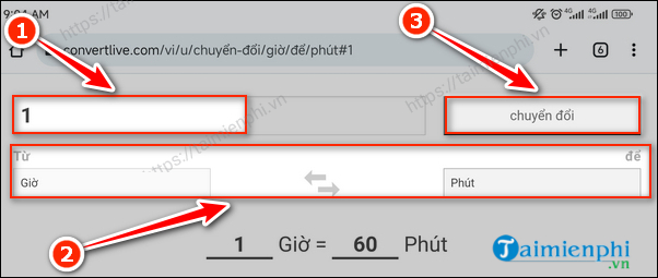 Quy đổi thời gian: 1/3 giờ thành bao nhiêu phút?