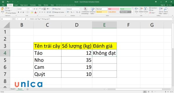 Hướng dẫn cách viết dấu lớn hơn hoặc bằng dấu khác trong excel