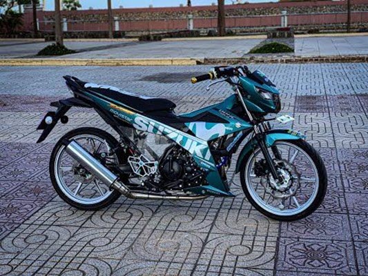 Bức tranh sống động về chiếc xe Satria độ kiểng đẹp nhất