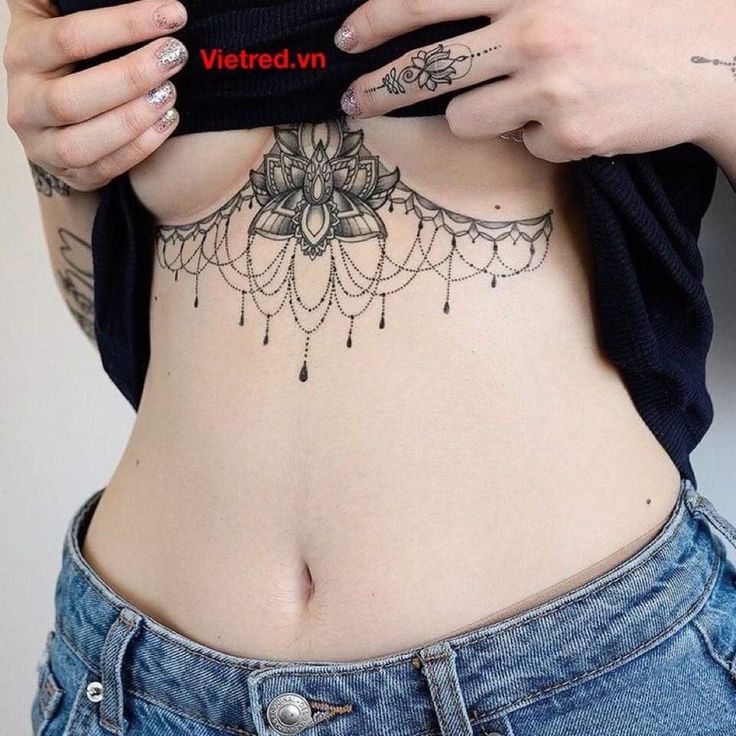 101+ hình xăm chân ngực cho chị em cực quyến rũ - Genztattoo