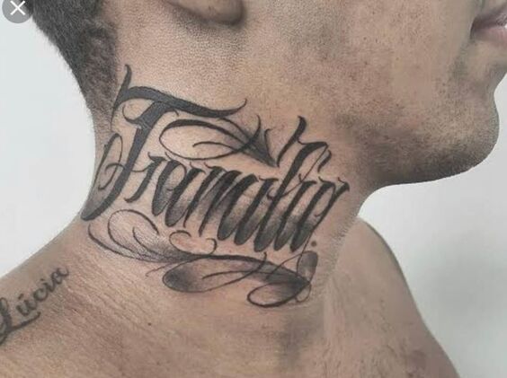 Trọn bộ 555+ hình xăm chữ ở cổ đẹp, phong cách, độc đáo - Genztattoo