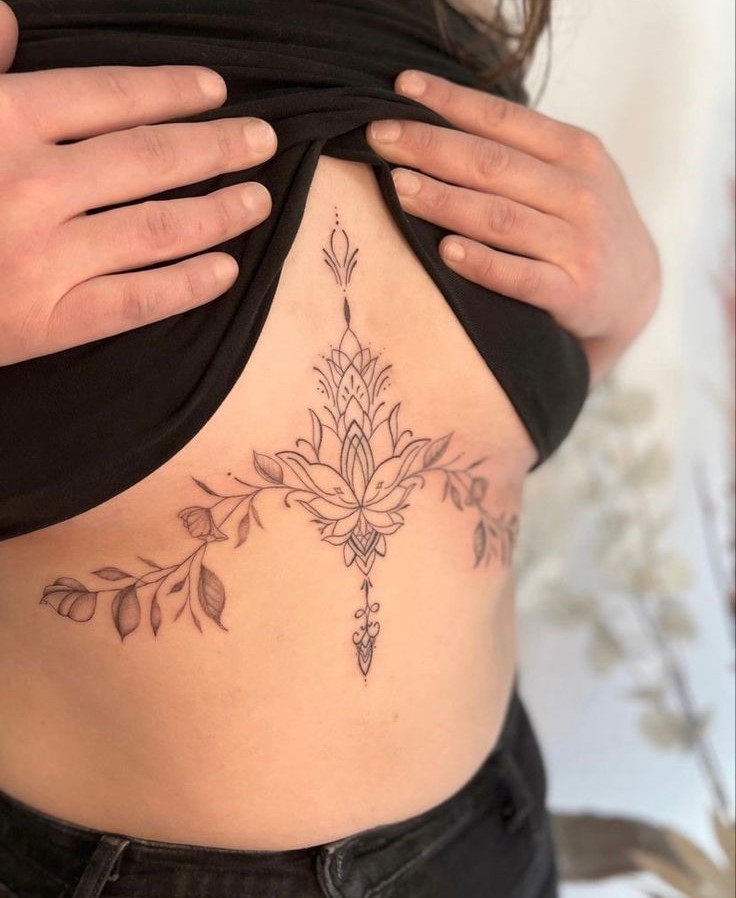 101+ hình xăm chân ngực cho chị em cực quyến rũ - Genztattoo