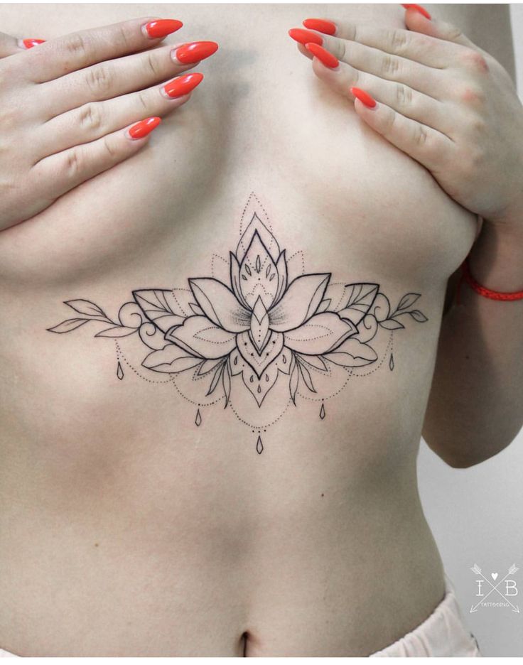 101+ hình xăm chân ngực cho chị em cực quyến rũ - Genztattoo