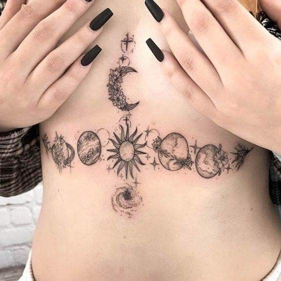 101+ hình xăm chân ngực cho chị em cực quyến rũ - Genztattoo