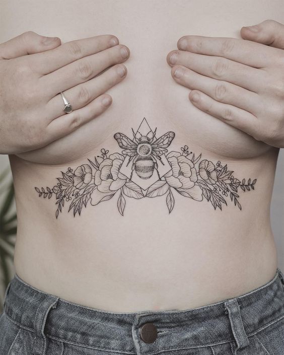 101+ hình xăm chân ngực cho chị em cực quyến rũ - Genztattoo