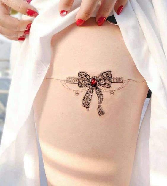 150 hình xăm đùi mini cho nam và nữ đẹp nhất năm nay - Genztattoo