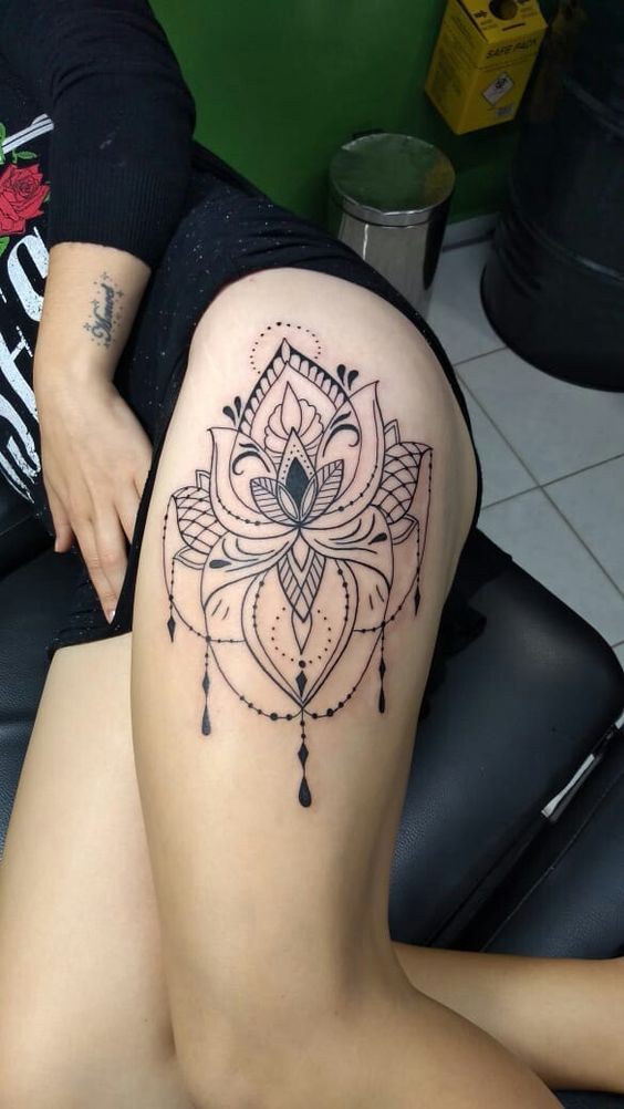 150 hình xăm đùi mini cho nam và nữ đẹp nhất năm nay - Genztattoo