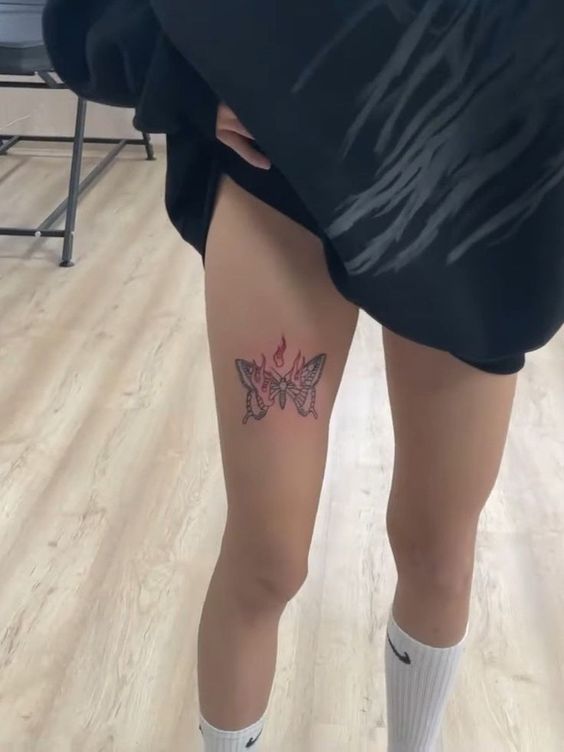 150 hình xăm đùi mini cho nam và nữ đẹp nhất năm nay - Genztattoo