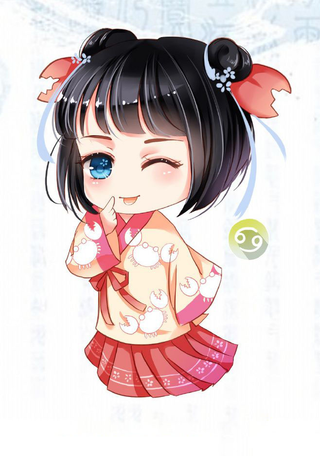 Hình ảnh 12 cung hoàng đạo chibi cổ trang tuyệt đẹp