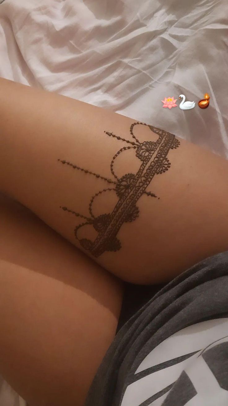 150 hình xăm đùi mini cho nam và nữ đẹp nhất năm nay - Genztattoo