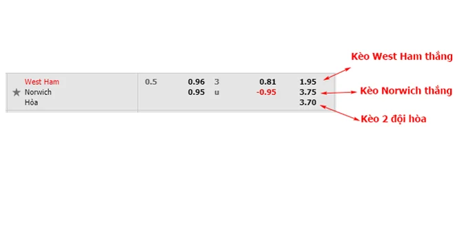 Hướng dẫn cách xem tỷ lệ cá cược, cách đọc kèo bóng đá