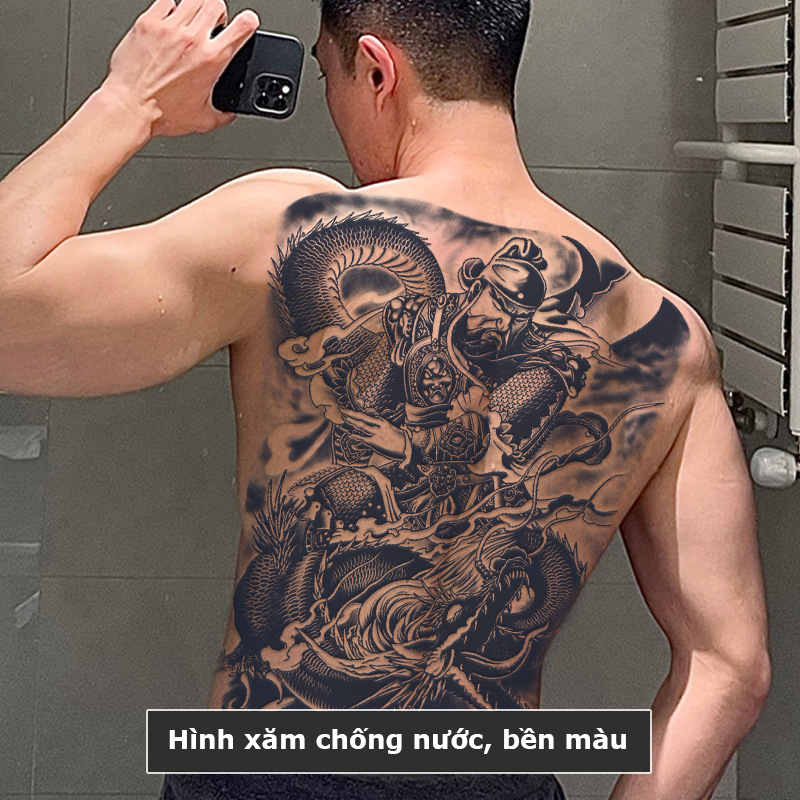 Hình xăm thảo dược Full lưng - BD-025