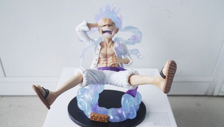 Mô hình One Piece Nhân vật Monkey D Luffy Gear 5 Trạng Thái Thức Tỉnh Nika thần Mặt Trời