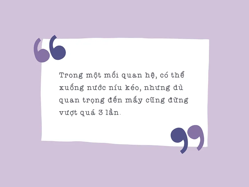 “Quá tam ba bận” là gì? Nhắc nhở điều gì trong tình yêu, cuộc sống?