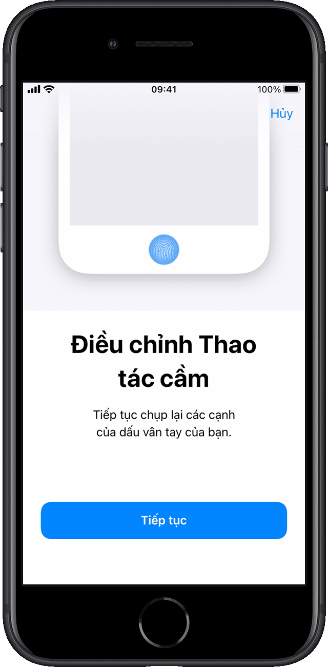 Sử dụng Touch ID trên iPhone và iPad