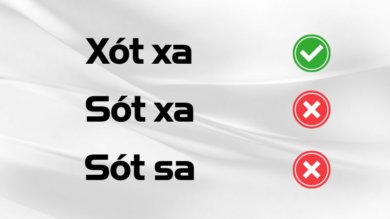 Xót xa hay sót xa hay sót sa là đúng chính tả?