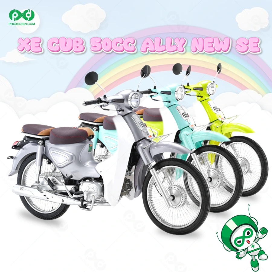 Lộ Diện TOP 8 xe máy 50cc “đốn tim” học sinh nữ xinh xắn