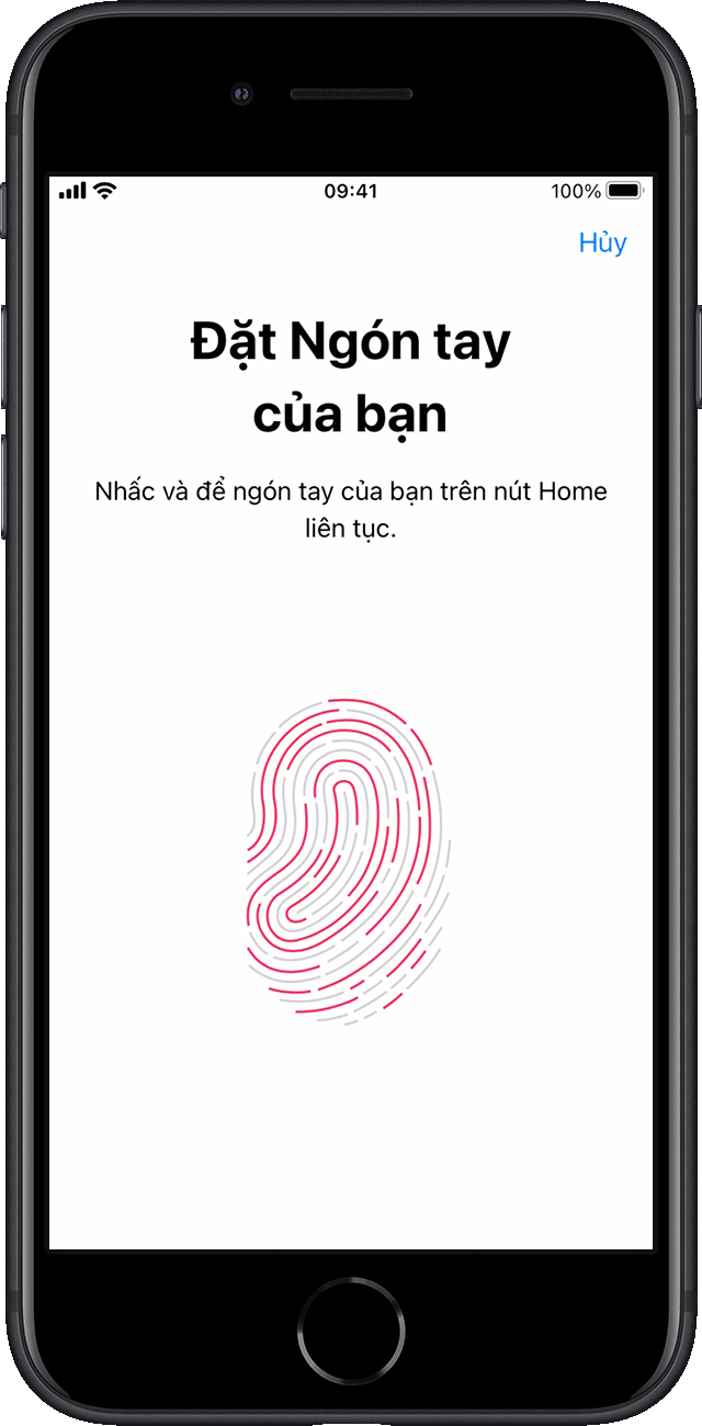 Sử dụng Touch ID trên iPhone và iPad