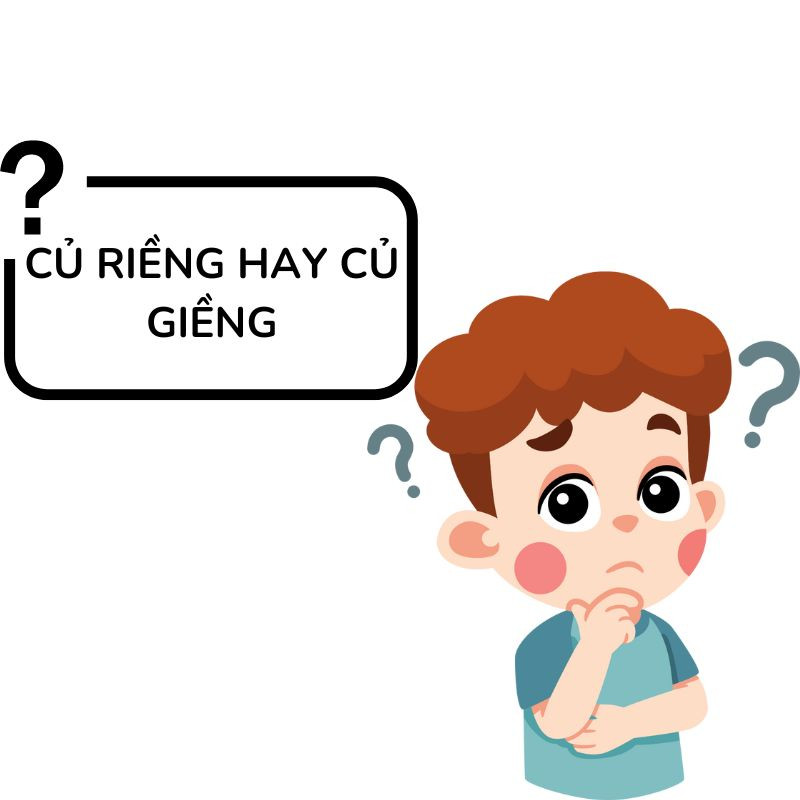 Củ riềng hay củ giềng? Giải mã lỗi sai và cách dùng từ đúng