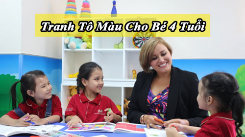 Tranh tô màu cho bé 4 tuổi