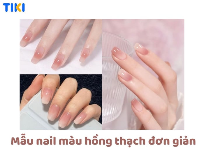 60+ Mẫu Nail Màu Hồng Thạch Nhẹ Nhàng, Quyến Rũ, Theo Đuổi Xu Hướng