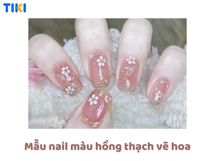 60+ Mẫu Nail Màu Hồng Thạch Nhẹ Nhàng, Quyến Rũ, Theo Đuổi Xu Hướng