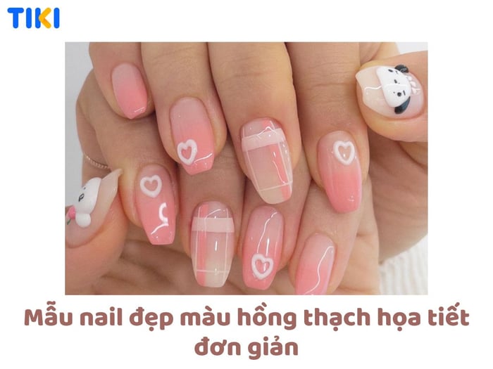 60+ Mẫu Nail Màu Hồng Thạch Nhẹ Nhàng, Quyến Rũ, Theo Đuổi Xu Hướng