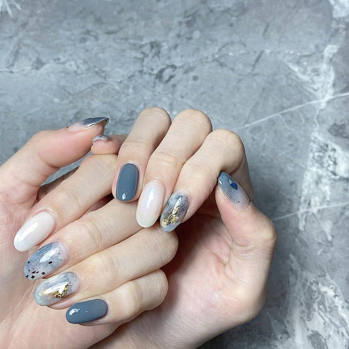 55+ Mẫu nail màu xanh dương nhạt: Làm đẹp nhẹ nhàng, cuốn hút cho phái đẹp