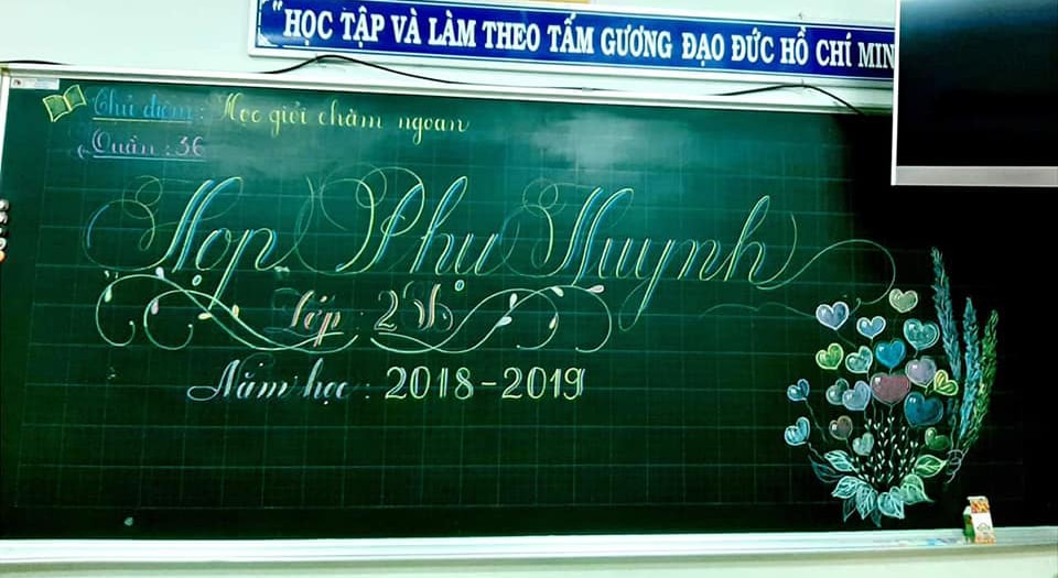 50+ mẫu trang trí bảng lớp siêu đẹp 2024