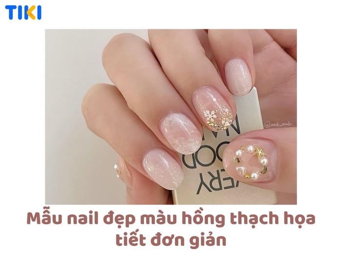 60+ Mẫu Nail Màu Hồng Thạch Nhẹ Nhàng, Quyến Rũ, Theo Đuổi Xu Hướng