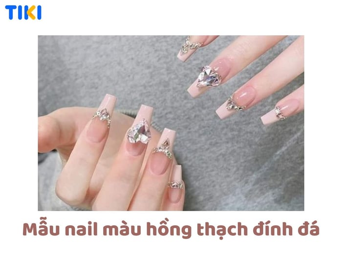 60+ Mẫu Nail Màu Hồng Thạch Nhẹ Nhàng, Quyến Rũ, Theo Đuổi Xu Hướng