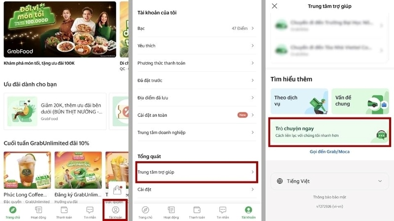 Số tổng đài Grab Taxi, Grabfood hỗ trợ tài xế, khách hàng 24/7