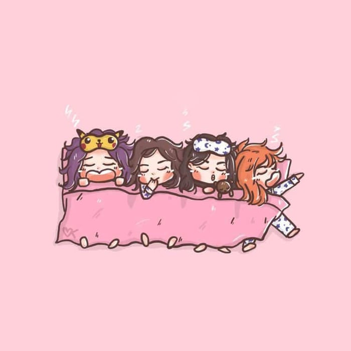 Hình ảnh dễ thương của Blackpink Anime