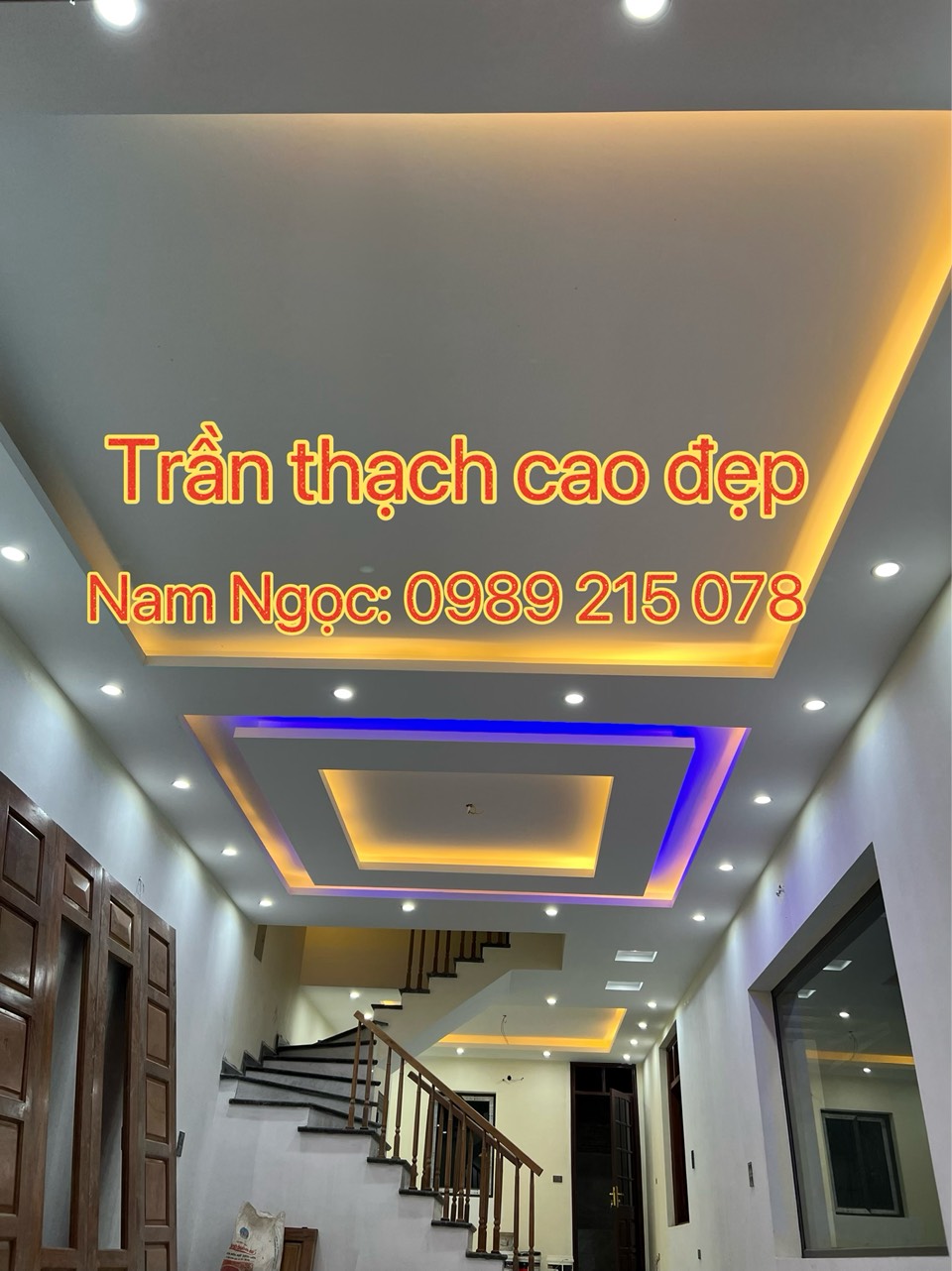 49 mẫu trần thạch cao phòng khách hiện đại đẹp, trần thạch cao phòng khách giật cấp đơn giản đẹp