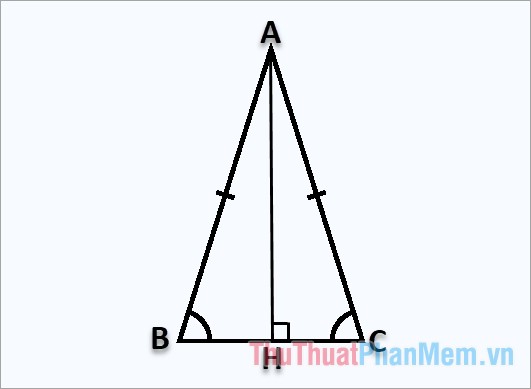 Phương trình tính đường cao trong tam giác - Cách tính đường cao trong tam giác