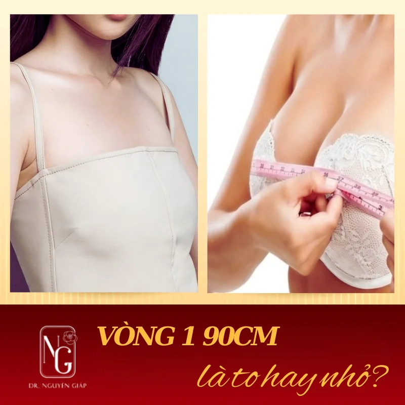 Ngực 90 cm là to hay nhỏ? Vòng 1 bao nhiêu là chuẩn - DR Nguyen Giap