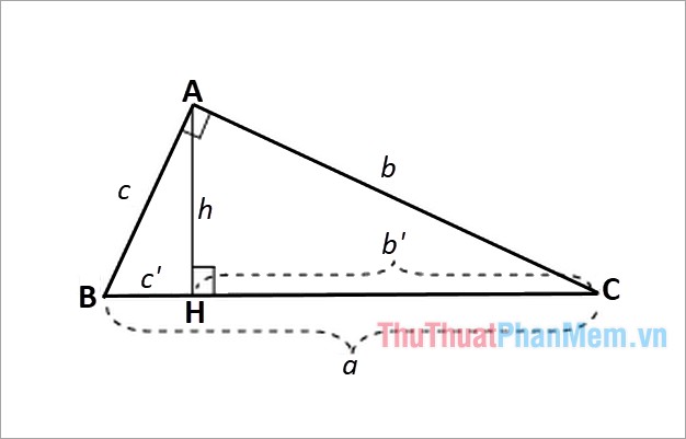 Phương trình tính đường cao trong tam giác - Cách tính đường cao trong tam giác