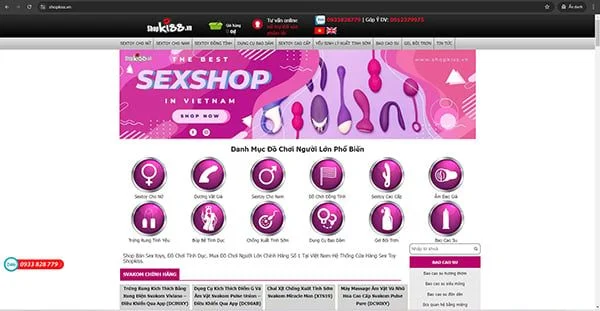 Shop bán sextoy dương vật giả cho nữ thủ dâm giá rẻ TpHCM